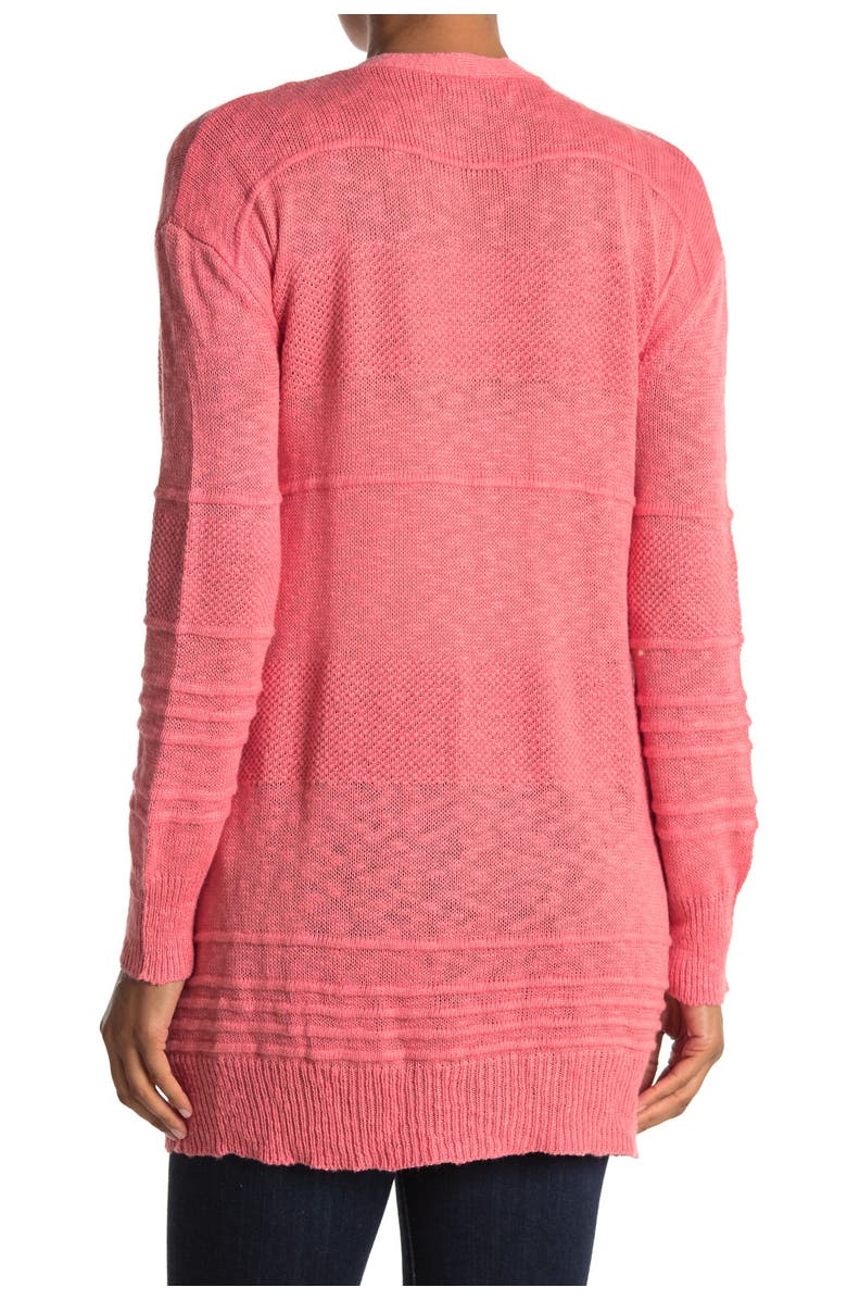 Woven Heart Textured Cardigan, Alternate, color,