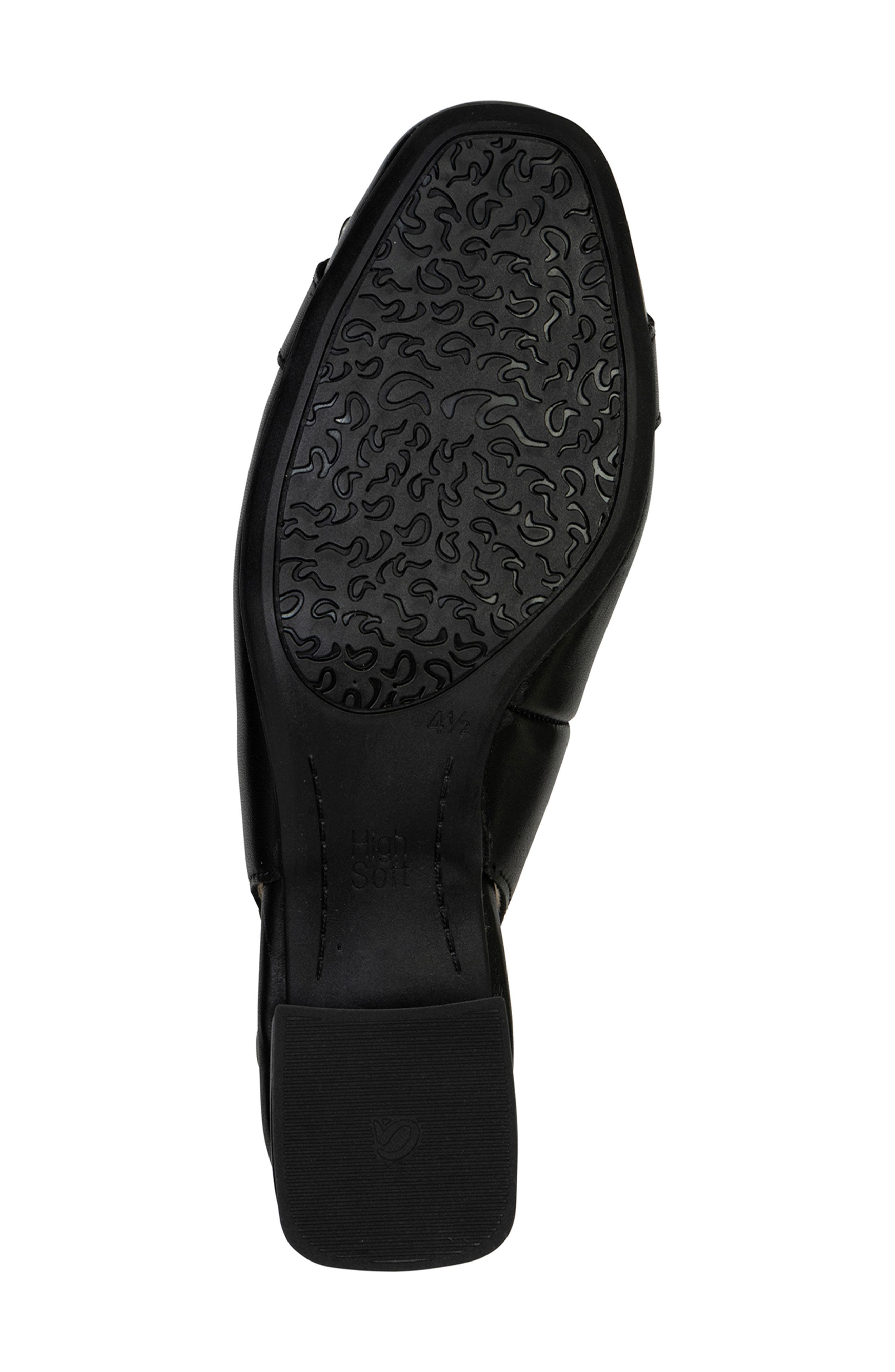 Gallant Leather Slingback Pump, Alternate, color, BLACK