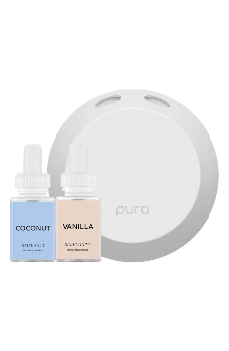 PURA Simplicity Smart Fragrance Diffuser Set, Main, color, 
