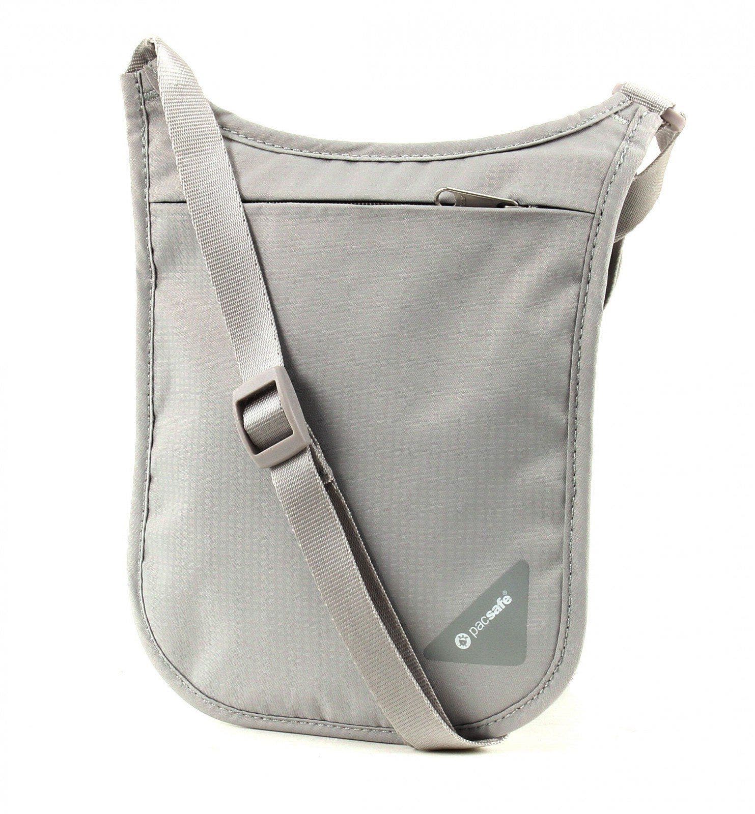 Coversafe V75 RFID Blocking Neck Pouch Neutral Grey, Alternate, color, Neutral Grey