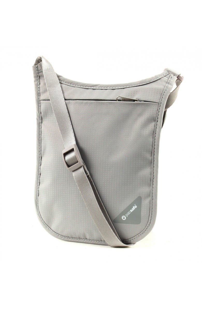 PACSAFE Coversafe V75 RFID Blocking Neck Pouch Neutral Grey, Alternate, color, Neutral Grey