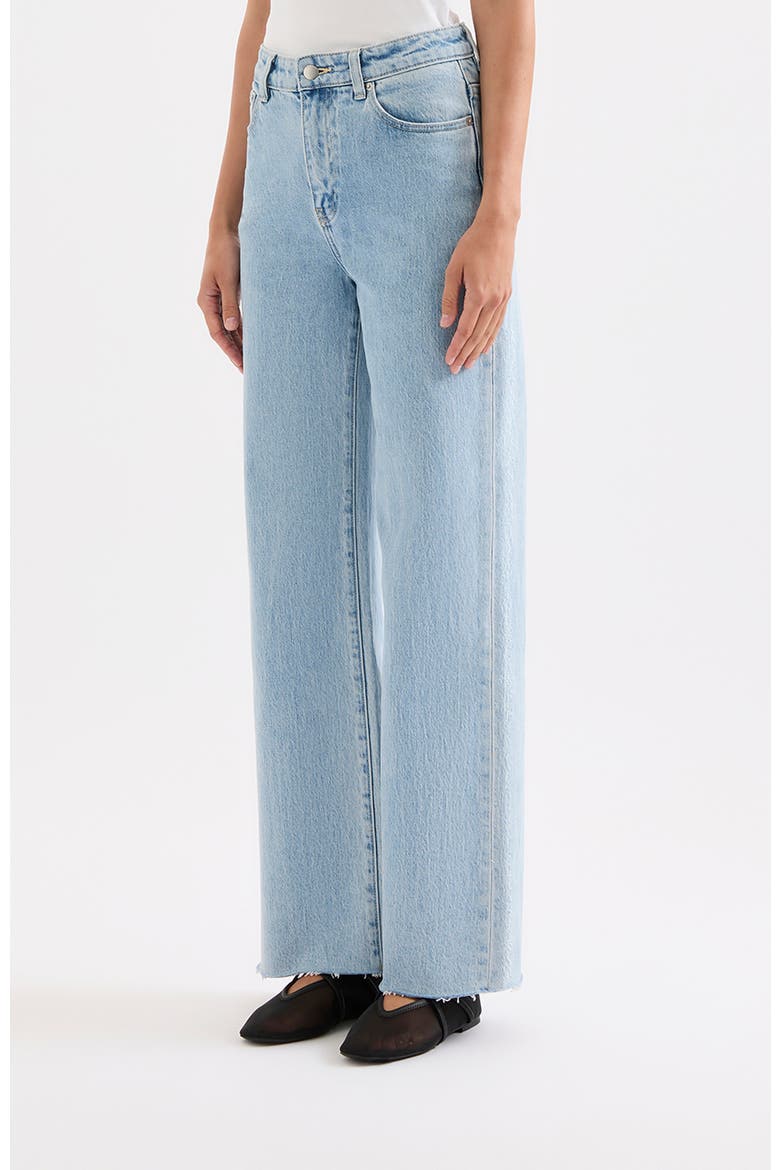 Cali Stretch Wide Leg Jean, Alternate, color, Sky Blue
