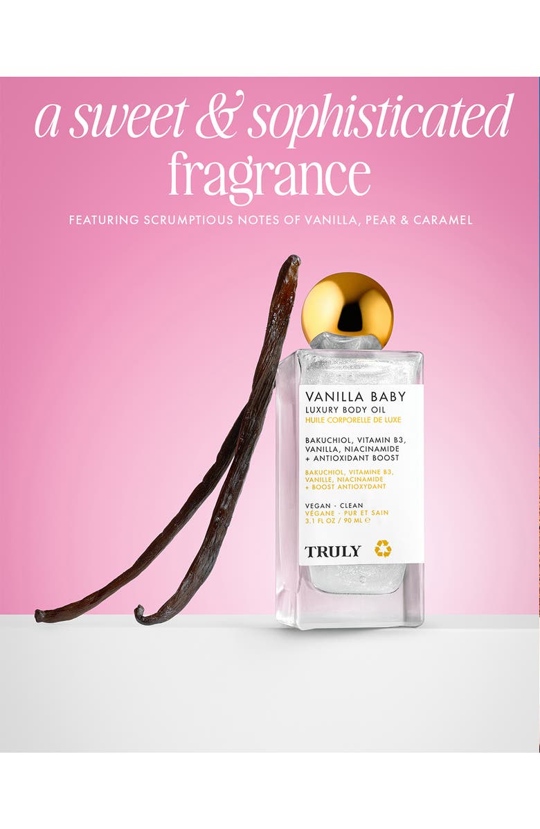 TRULY BEAUTY Vanilla Baby Luxury Body Oil, Alternate, color,