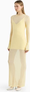 Dodiee Ayla sheer cable dress