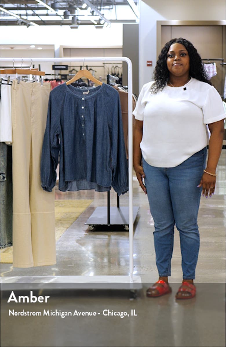 The Tried and True Odette Denim Top, sales video thumbnail