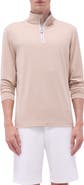 Bugatchi Quarter Zip Performance Pullover