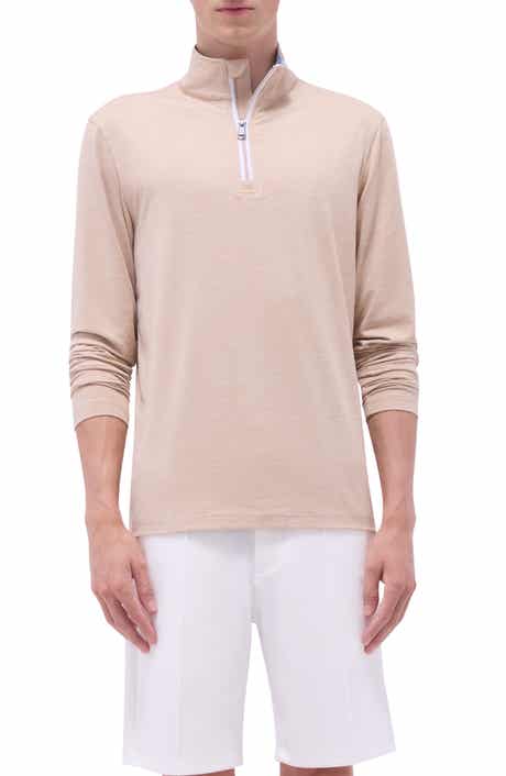 Bugatchi Quarter Zip Performance Pullover