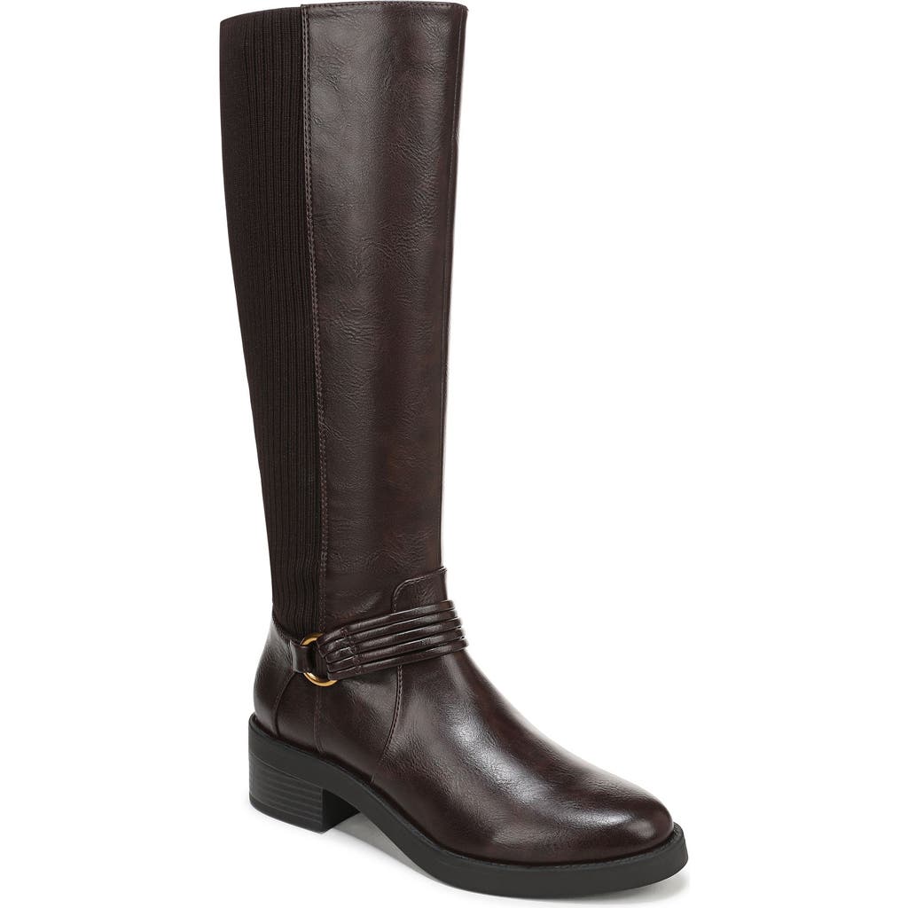 Lifestride Brighton Round Toe Tall Boots In Brown