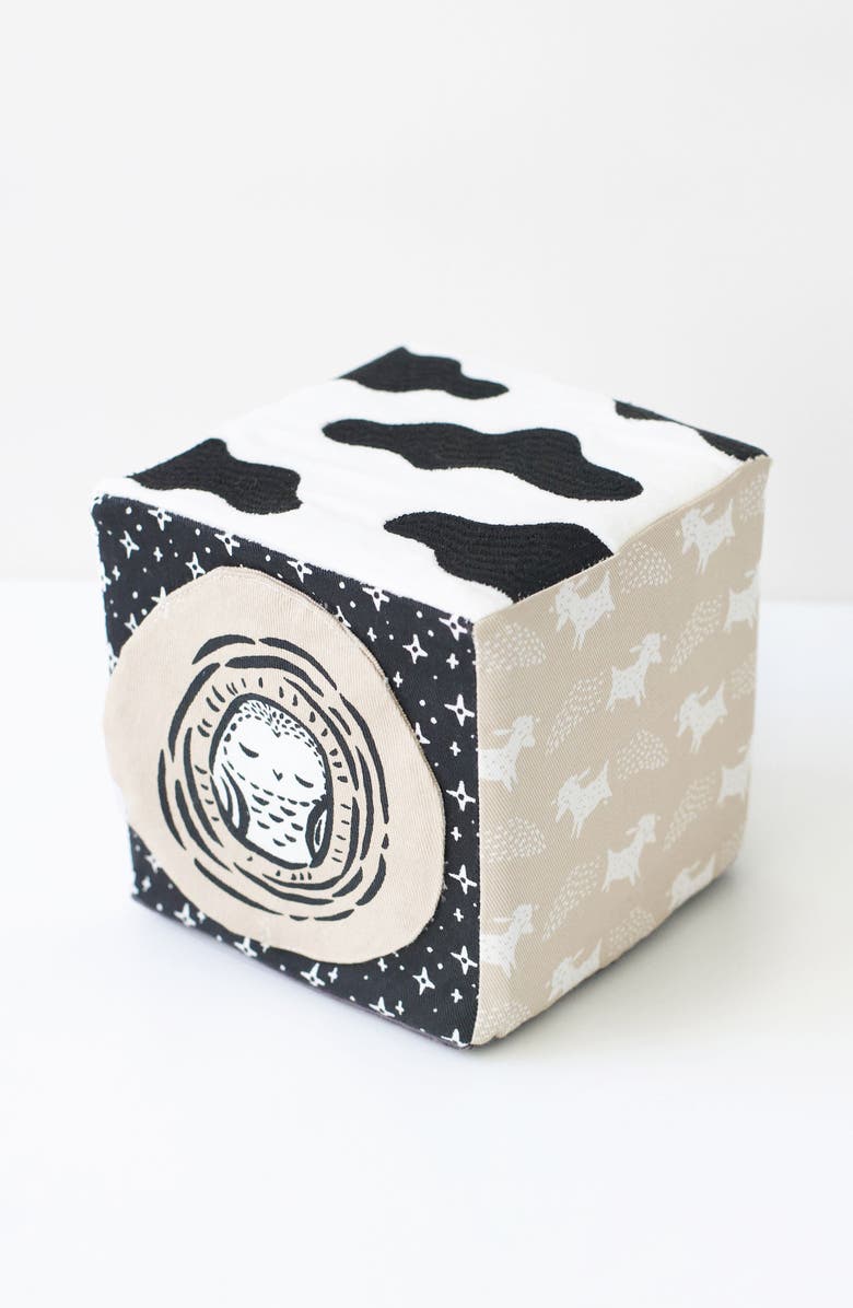 Wee Gallery Soft Block Sensory Toy, Alternate, color, Baby Animals