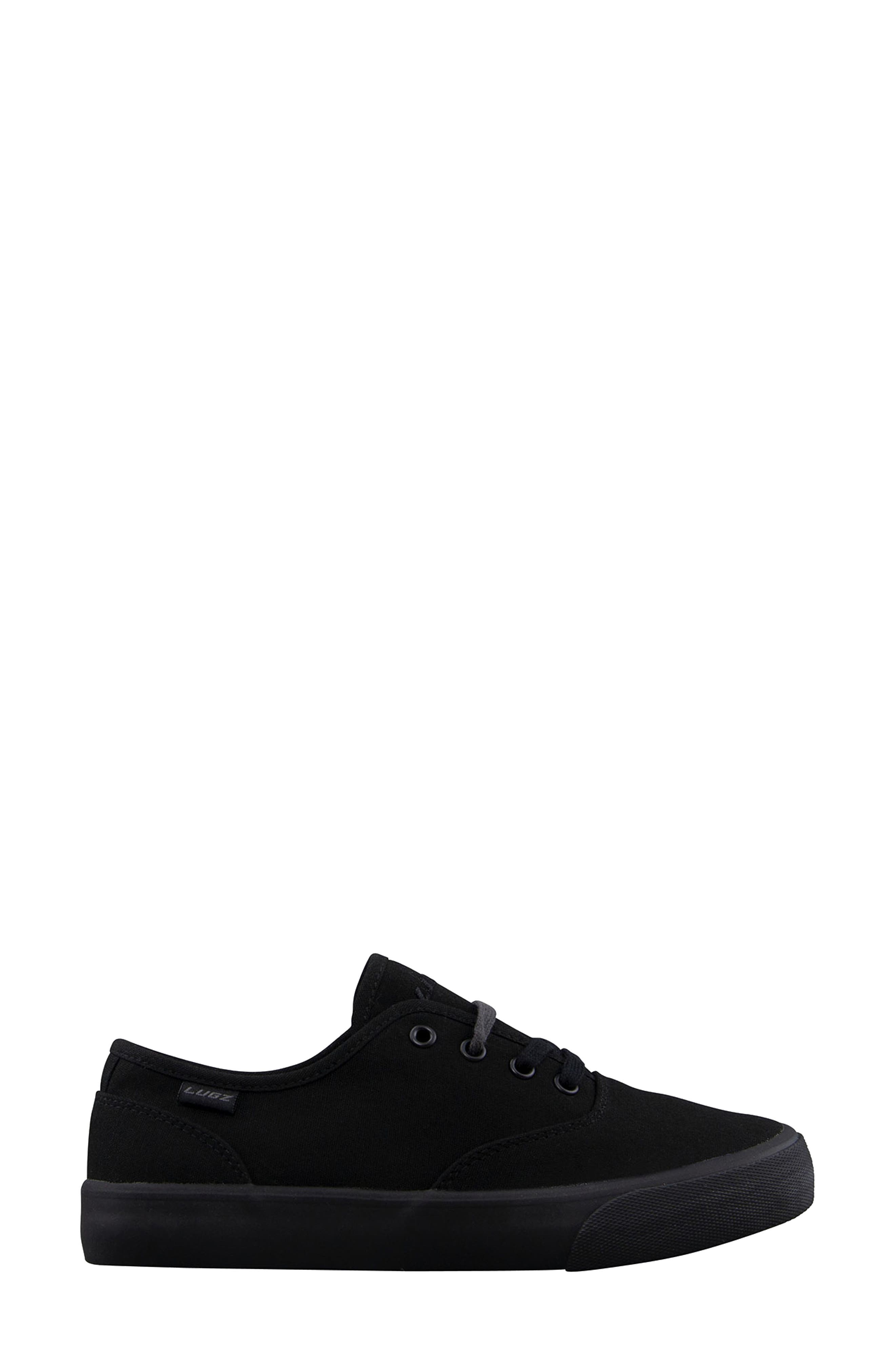 LUGZ Lear Lace-Up Sneaker, Alternate, color, Black