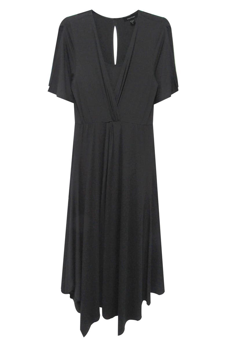 Karen Kane Asymmetrical Twist Front Dress, Alternate, color,