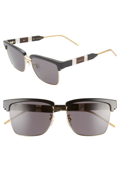56mm Square Sunglasses