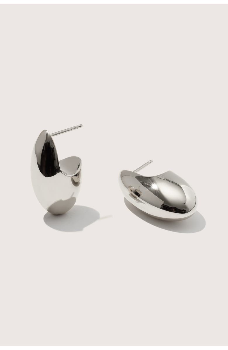 Otiumberg Pebble Earrings, Main, color, Silver