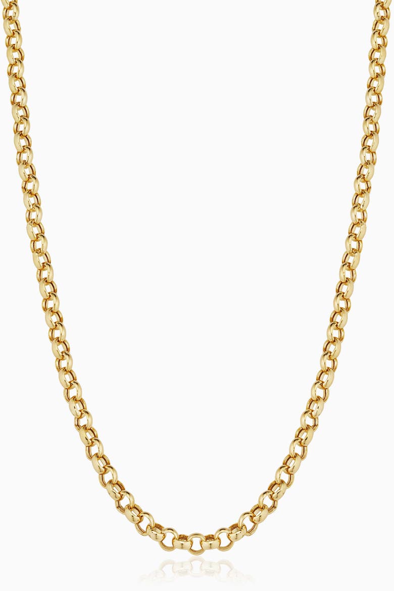 14K Gold Rimini Rolo Chain Necklace, Main, color, Yellow Gold