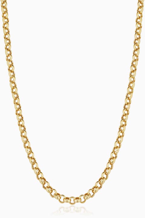 14K Gold Rimini Rolo Chain Necklace