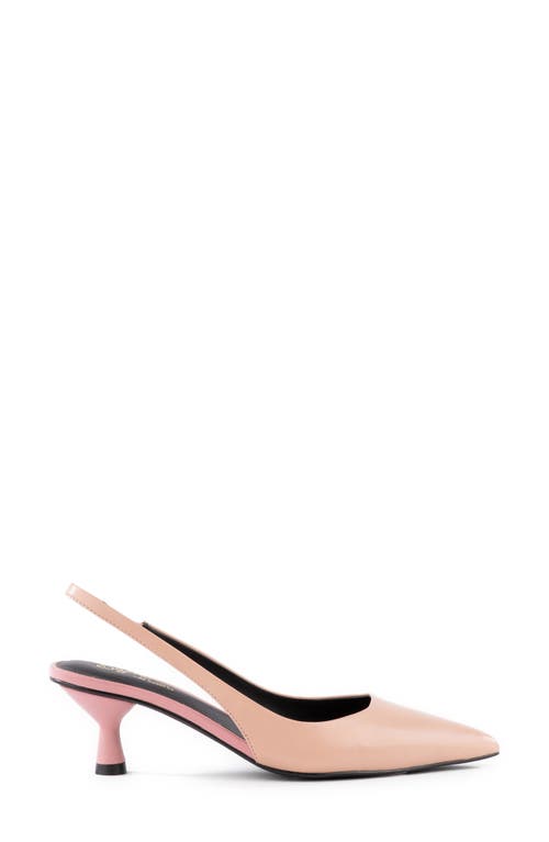 Seychelles Brooklyn Kitten Heel Slingback Pump In Light Pink