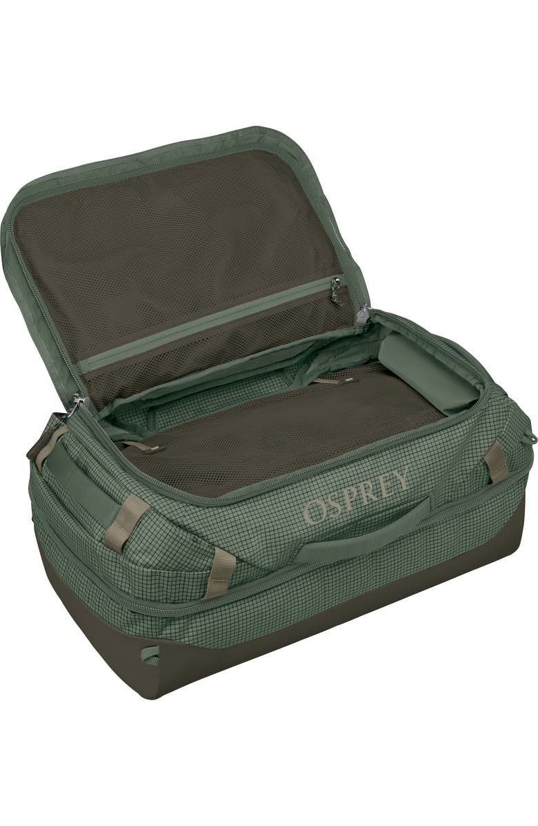 Osprey Transporter 44-Liter Squffel Duffle Luggage, Alternate, color, Pine Leaf Green