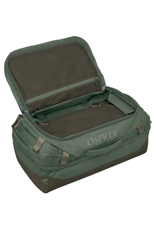 Osprey Transporter 44-liter Squffel Duffle Luggage In Green