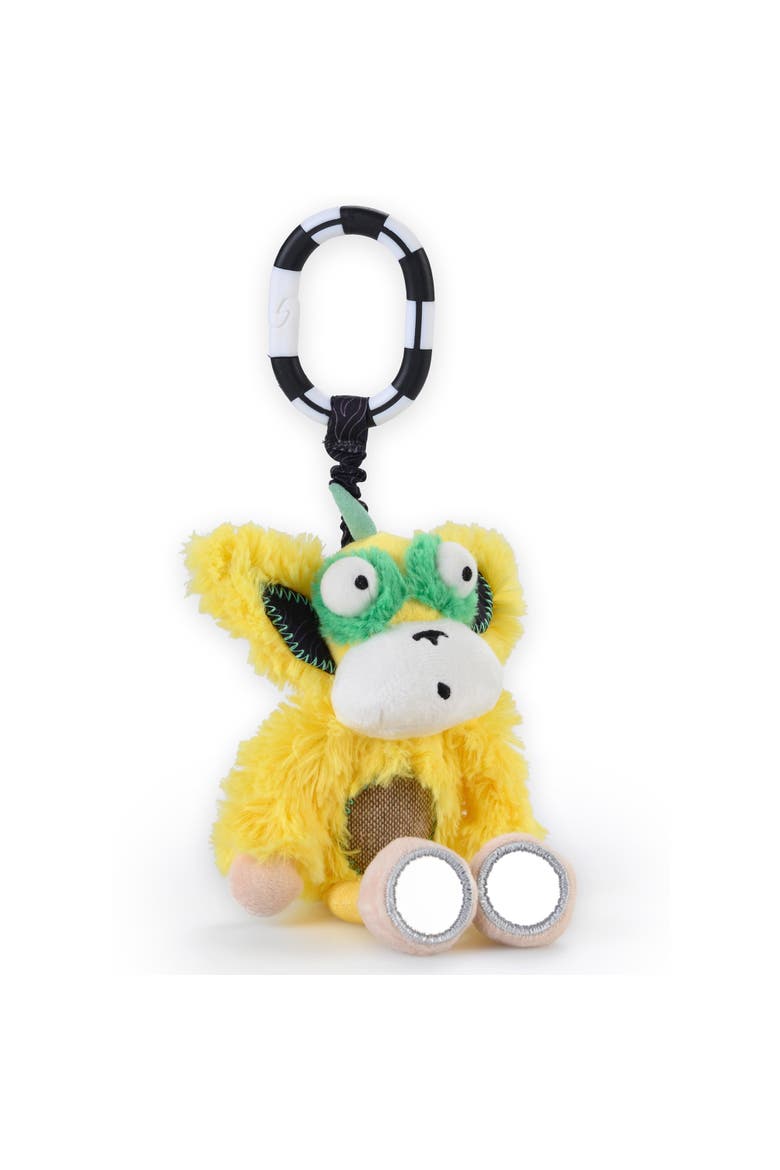 Chime & See Attachable Hanging Activity Toy Marley The Horn Headed Monkey, Main, color, Multicolored