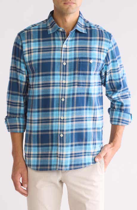 Tommy Bahama Frozen Lake Plaid Button-Up Shirt