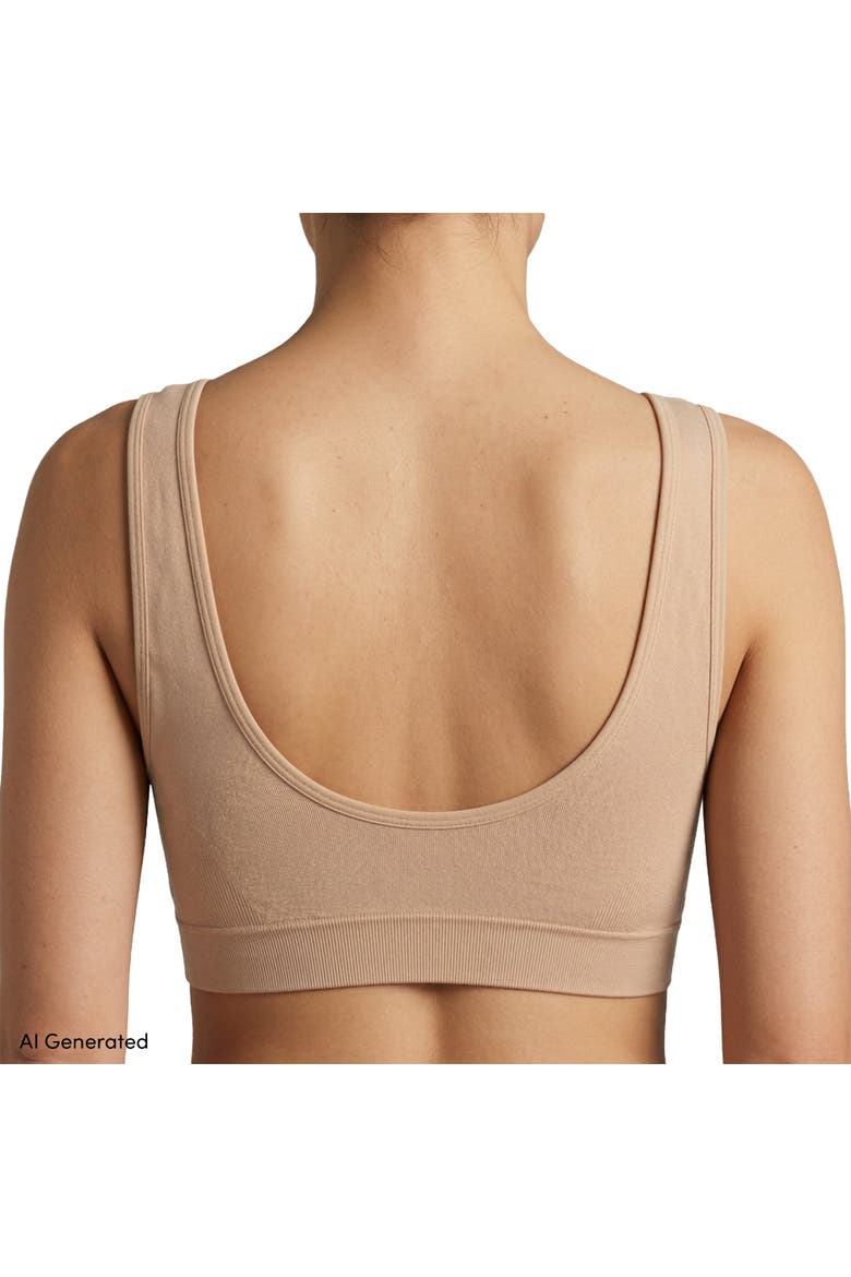 Full Coverage Bra Cotton Comfort Seamless, Alternate, color, Nude