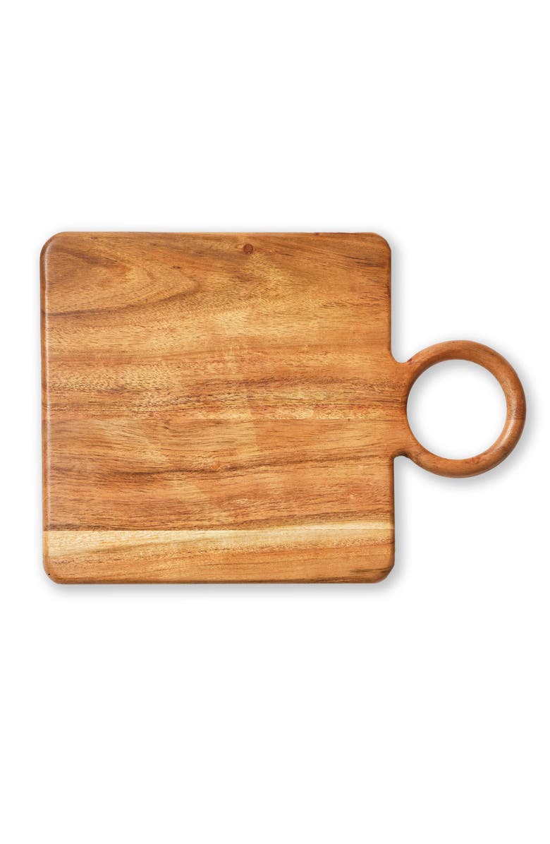 tag Loop Square Natural Wood Serving Tray for Everyday Use, Main, color,
