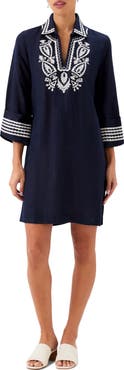 Karen Kane Embroidered Shift Dress