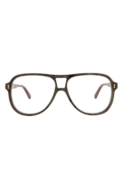 Novelty 57mm Aviator Optical Glasses