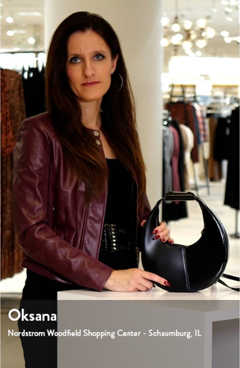 Mini Moon Split Leather Bag, sales video thumbnail