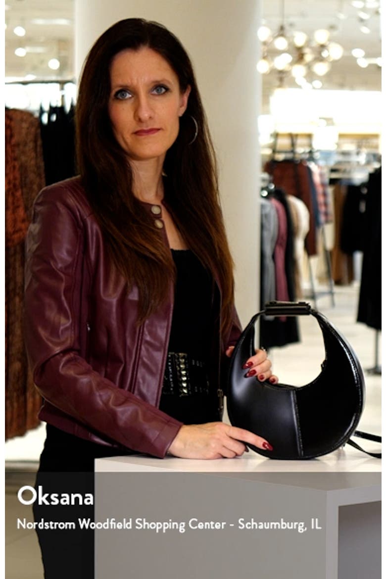 Mini Moon Split Leather Bag video