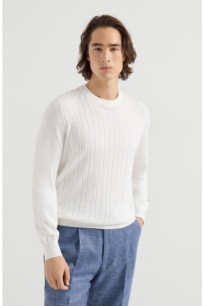 Cotton sweater, Main, color, Panama