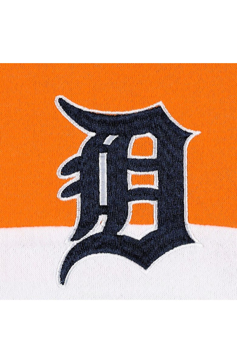 New Era Women's New Era  Navy Detroit Tigers Plus Size Color-Block Full-Zip Hoodie, Alternate, color, 