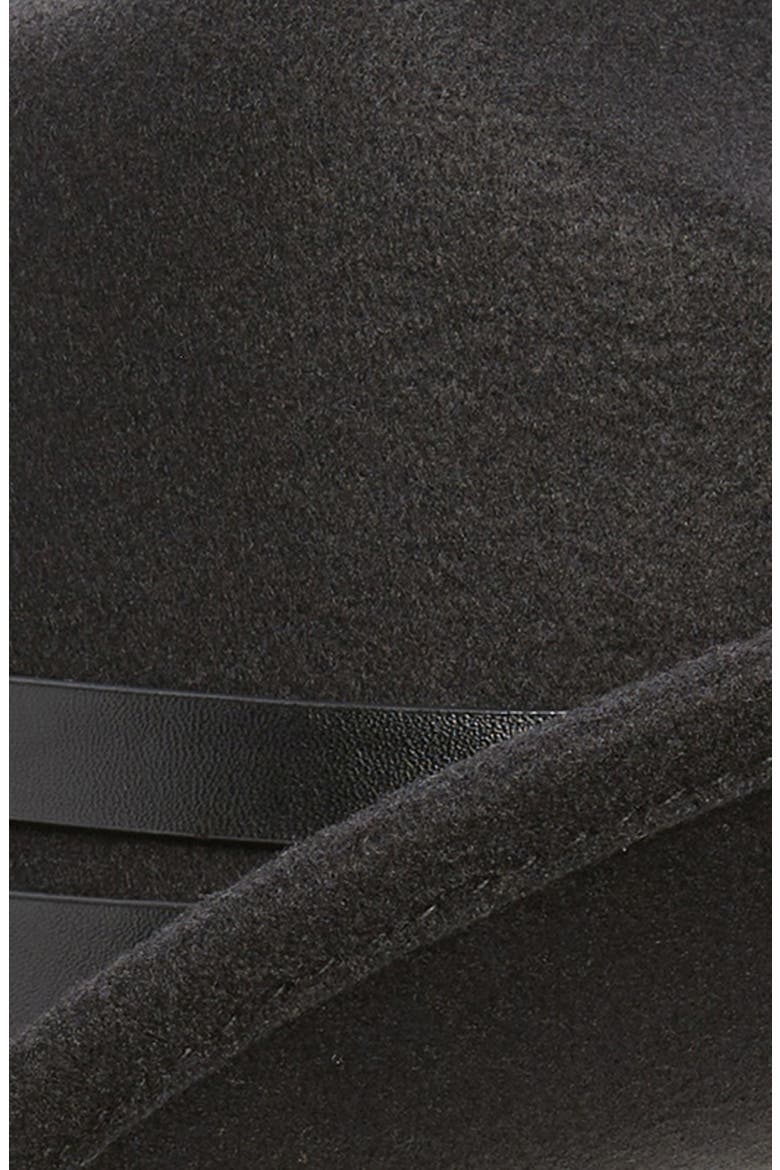 Trimmed Cowboy Hat, Alternate, color, BLACK
