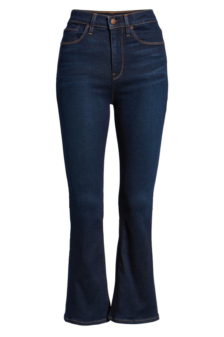 Holly High Waist Crop Flare Jeans, Alternate, color, GET FREE