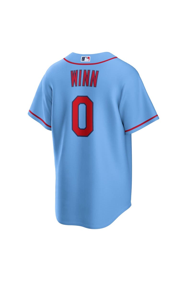 Men's Nike Masyn Winn Light Blue St. Louis Cardinals Alternate Replica Jersey, Alternate, color, Light Blue