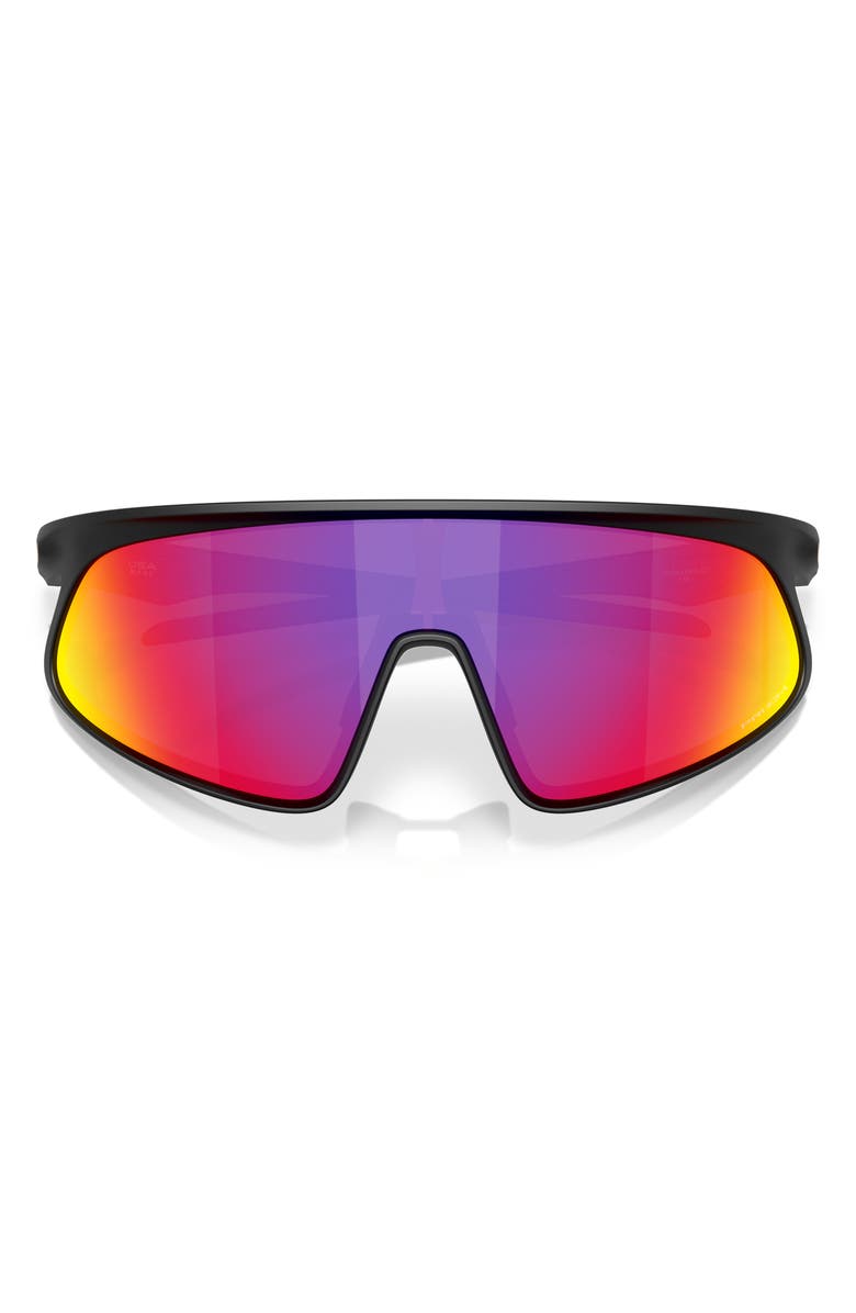 Oakley RSLV 149mm Prizm<sup>™</sup> Shield Sunglasses, Main, color, Black Grey