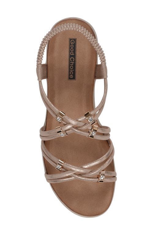 Gc Shoes Fran Comfort Sandal In Gold
