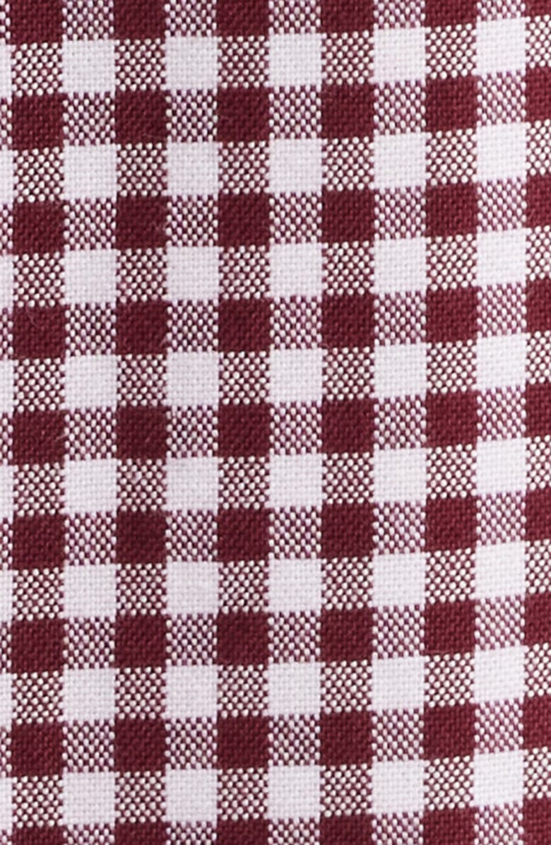 Polo Ralph Lauren Gingham Button-Down Oxford Shirt, Alternate, color, Wine/ White