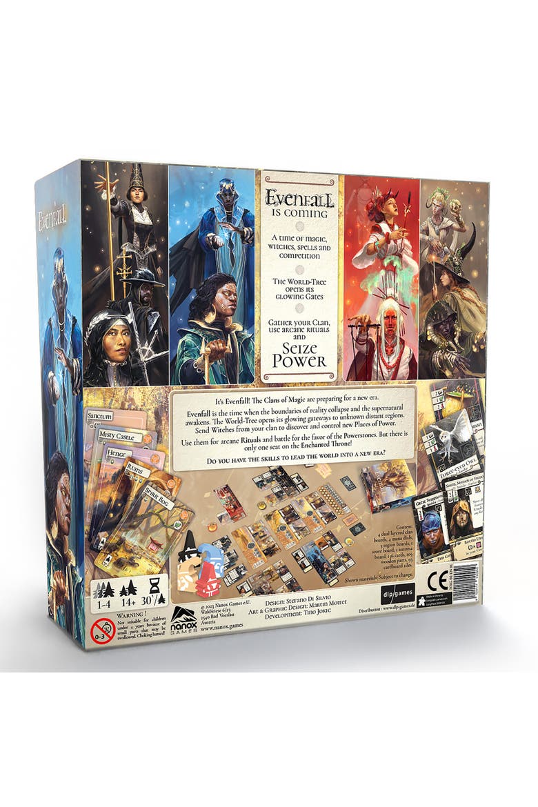 Evenfall Strategy Board Game, Alternate, color, Multicolored
