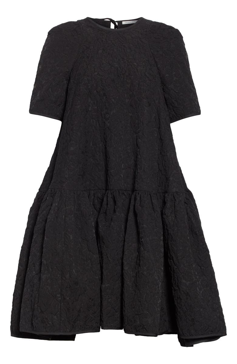 Cecilie Bahnsen Annabella Floral Matelassé Dress, Alternate, color, 