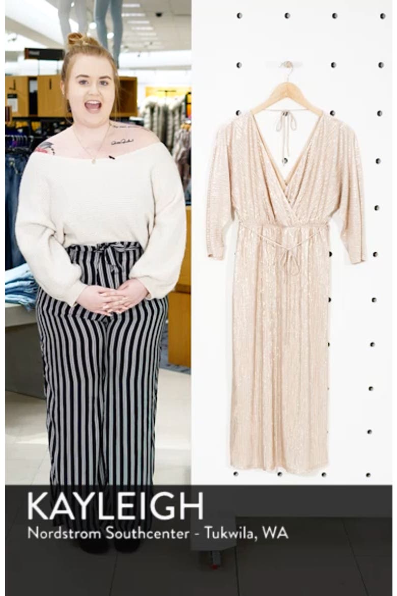 Faux Wrap Midi Dress video