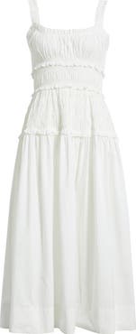 DÔEN Marianne Organic Cotton Poplin Midi Dress