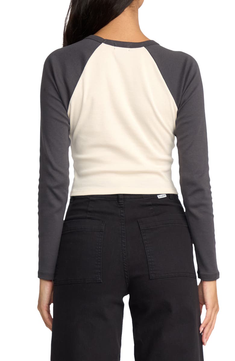 Billabong Fierce Paradise Long Sleeve Cotton Graphic T-Shirt, Alternate, color, Blasted Blue