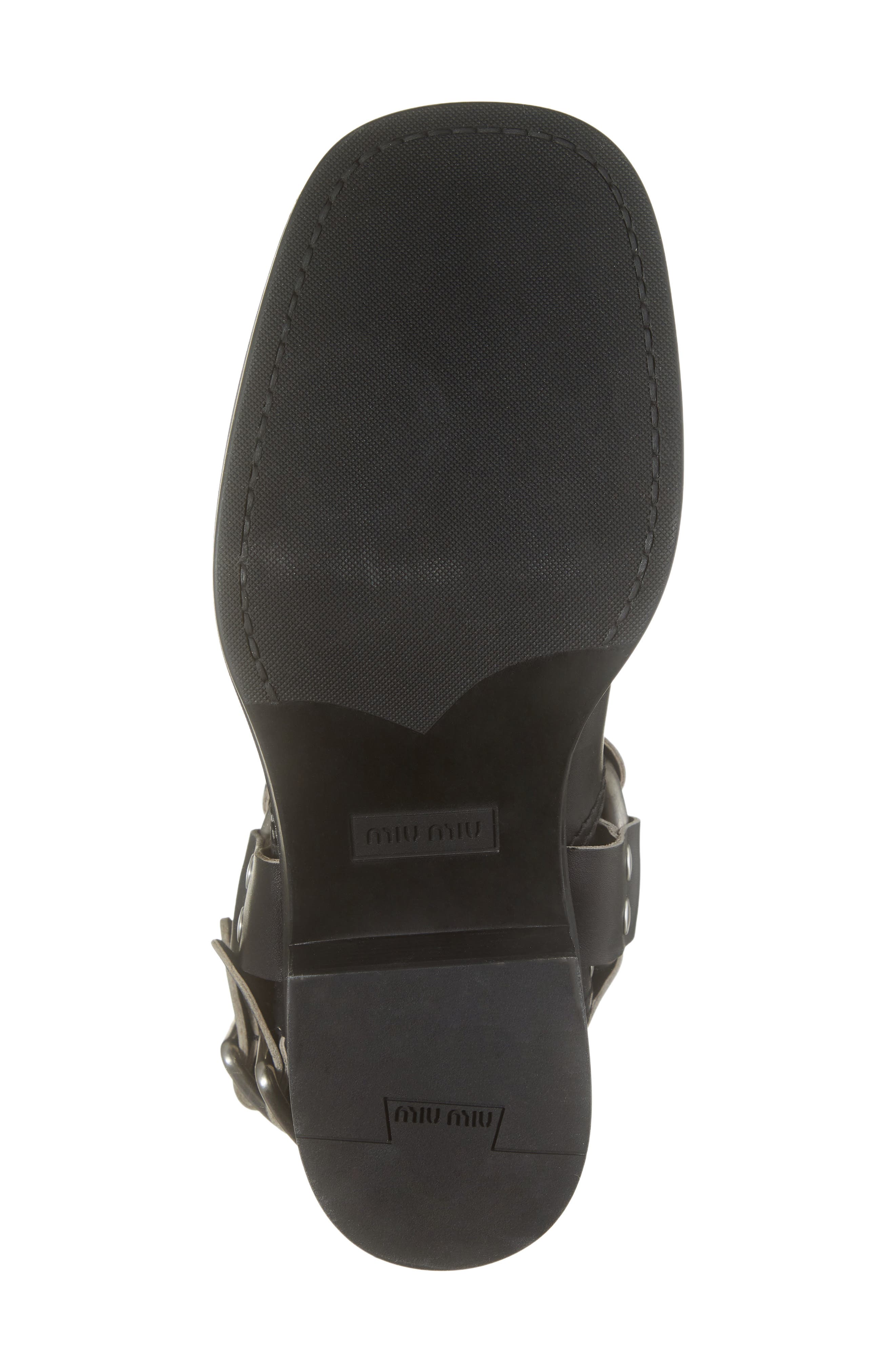 Miu Miu Harness Biker Boot, Alternate, color, 