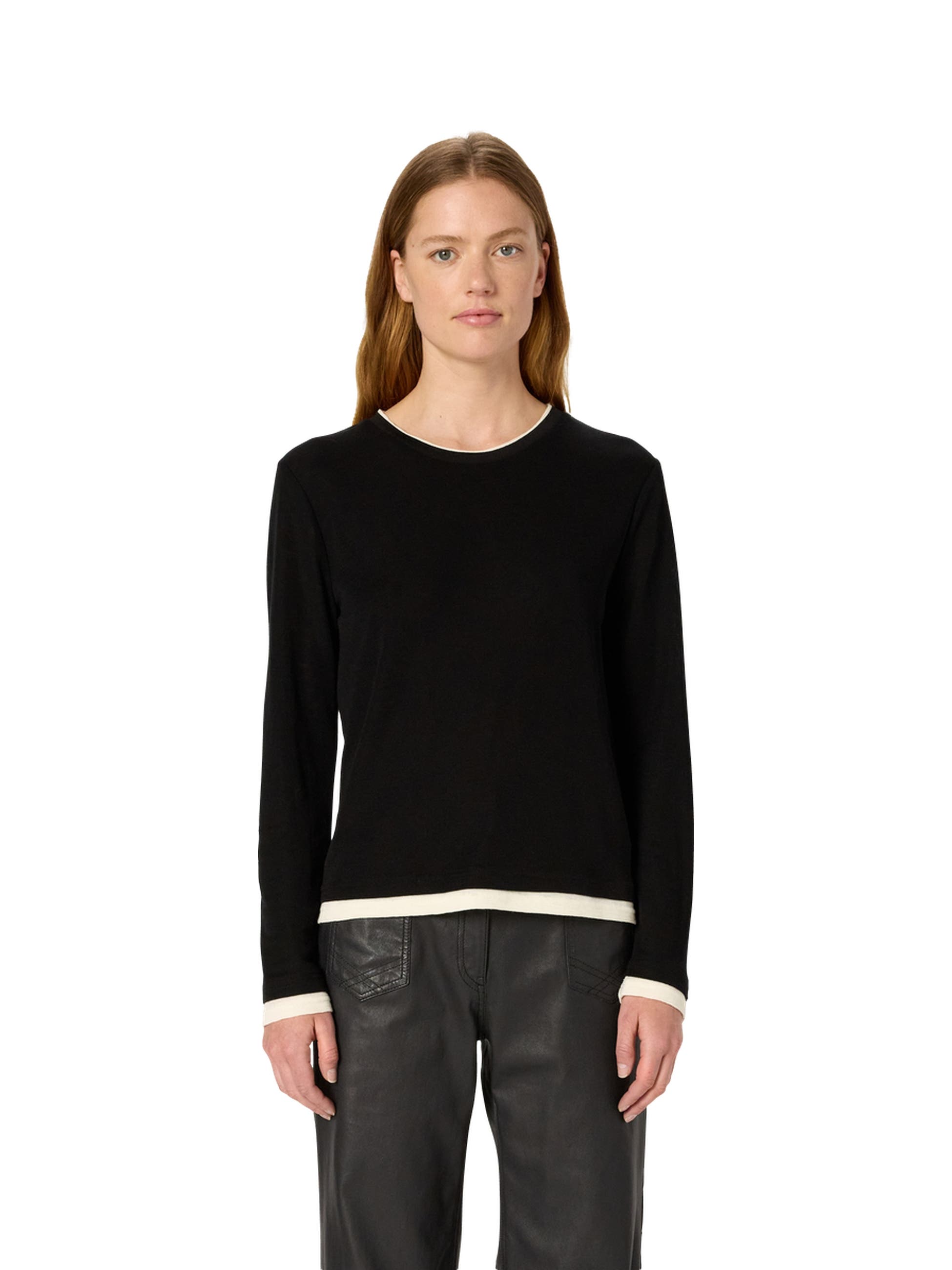 Hanae Wool Knitted Top
