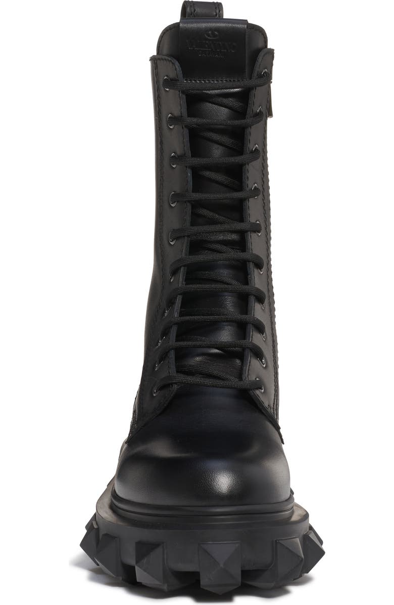 Valentino Garavani Trackstud Combat Boot, Alternate, color,