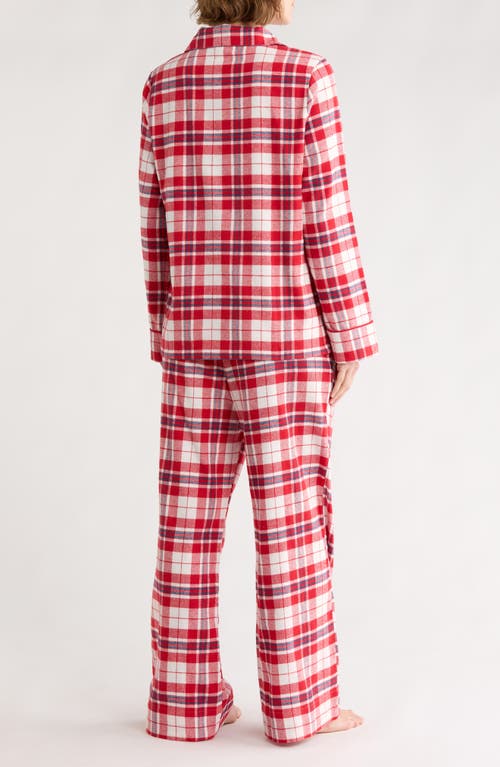 Nordstrom Rack Dreamy Yarn Dyed Flannel Long Sleeve Pajamas In Multi