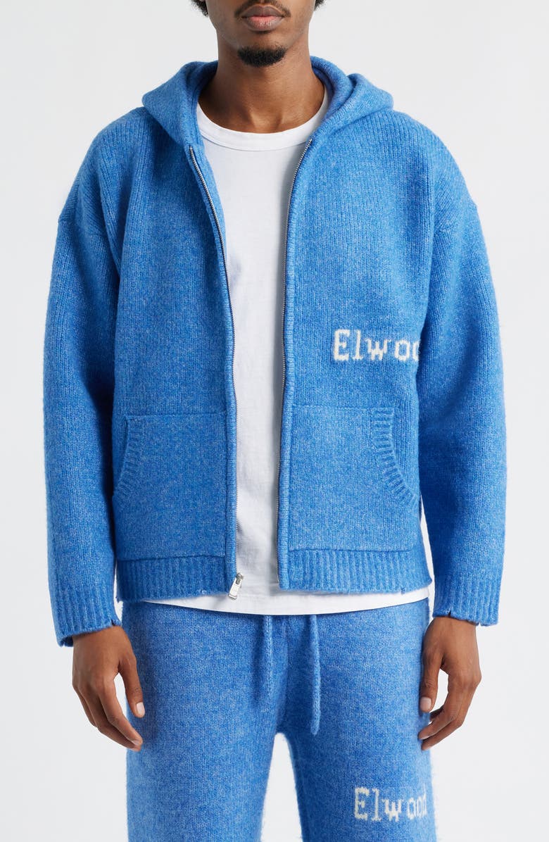 Elwood Hooded Zip Cardigan, Main, color, Blue