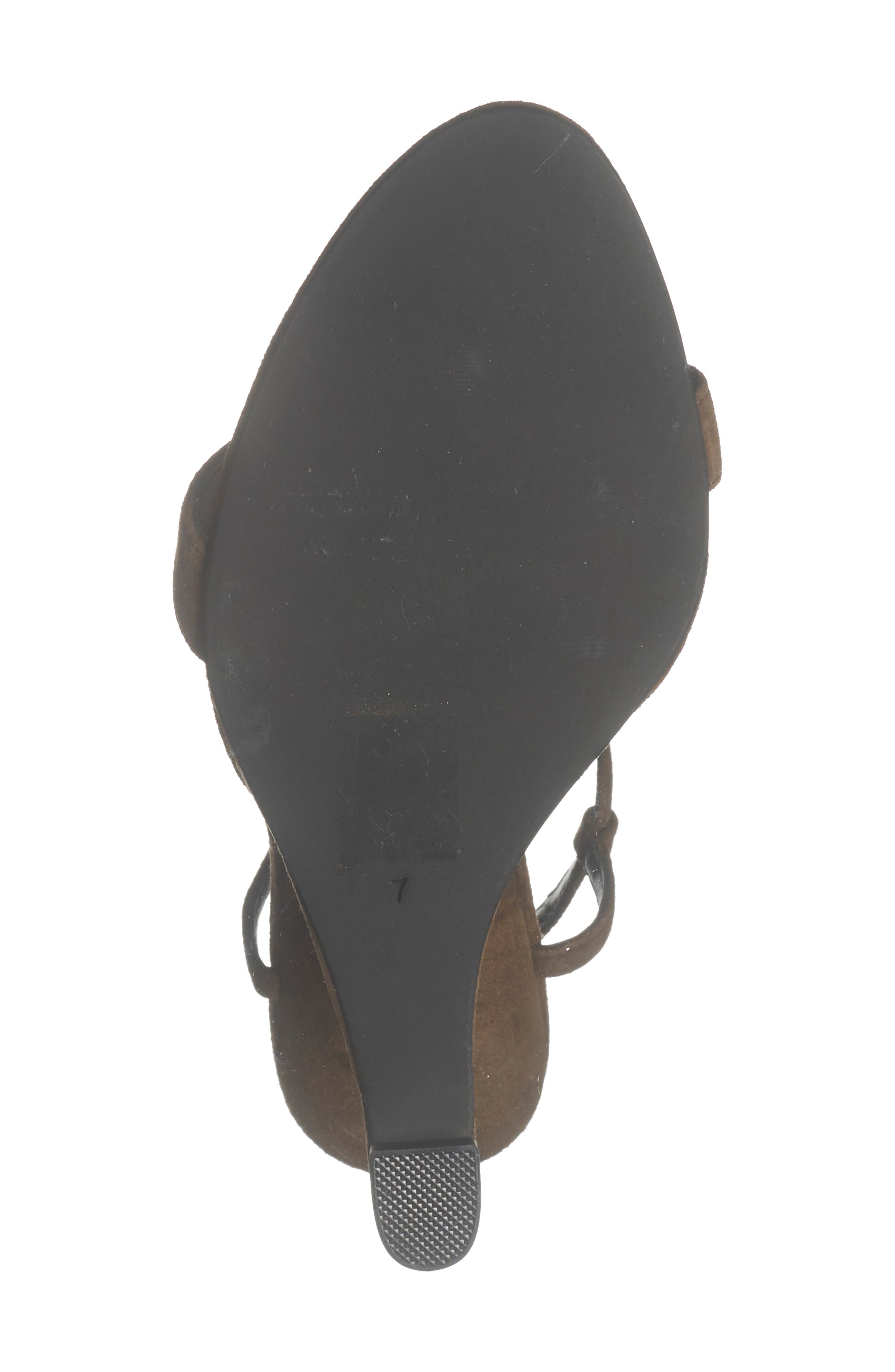 Jeffrey Campbell Palma T-Strap Wedge Sandal, Alternate, color, Brown Combo