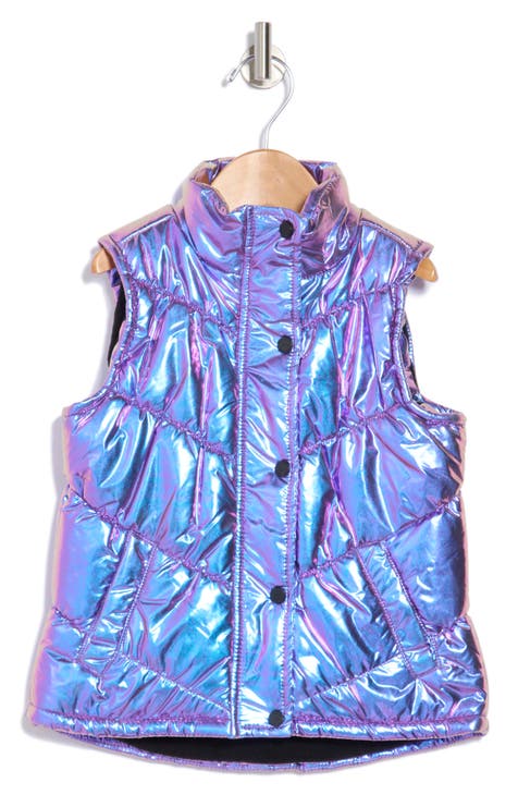 Kids' Iridescent Puffer Vest (Toddler)